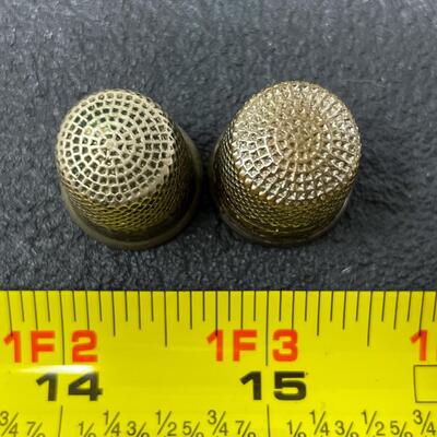 SIMONS BROTHERS NICKEL SILVER THIMBLES