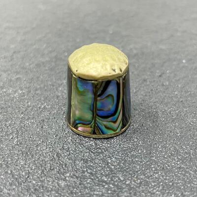 INLAID ABALONE THIMBLE