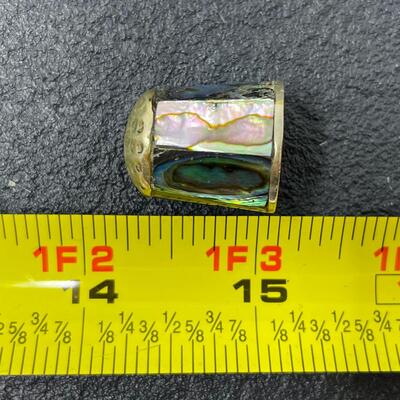 INLAID ABALONE THIMBLE