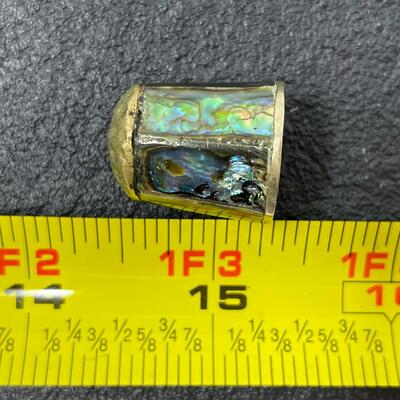 INLAID ABALONE THIMBLE