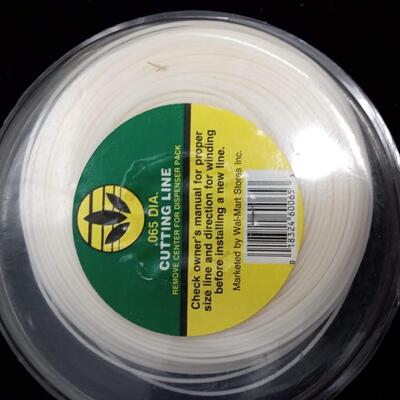 LOT 43W  WEED TRIMMER LINE AND REPLACEMENT SPOOL & CORD