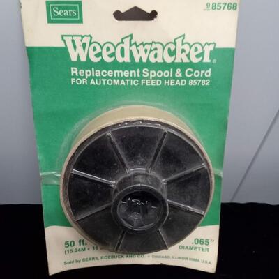 LOT 43W  WEED TRIMMER LINE AND REPLACEMENT SPOOL & CORD