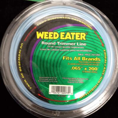 LOT 44W  WEED EATER/TRIMMER LINE AND A PREWOUND SPOOL