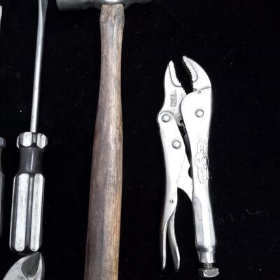LOT 45W  MILWAUKEE MAGNUM DRILL AND HAND TOOLS