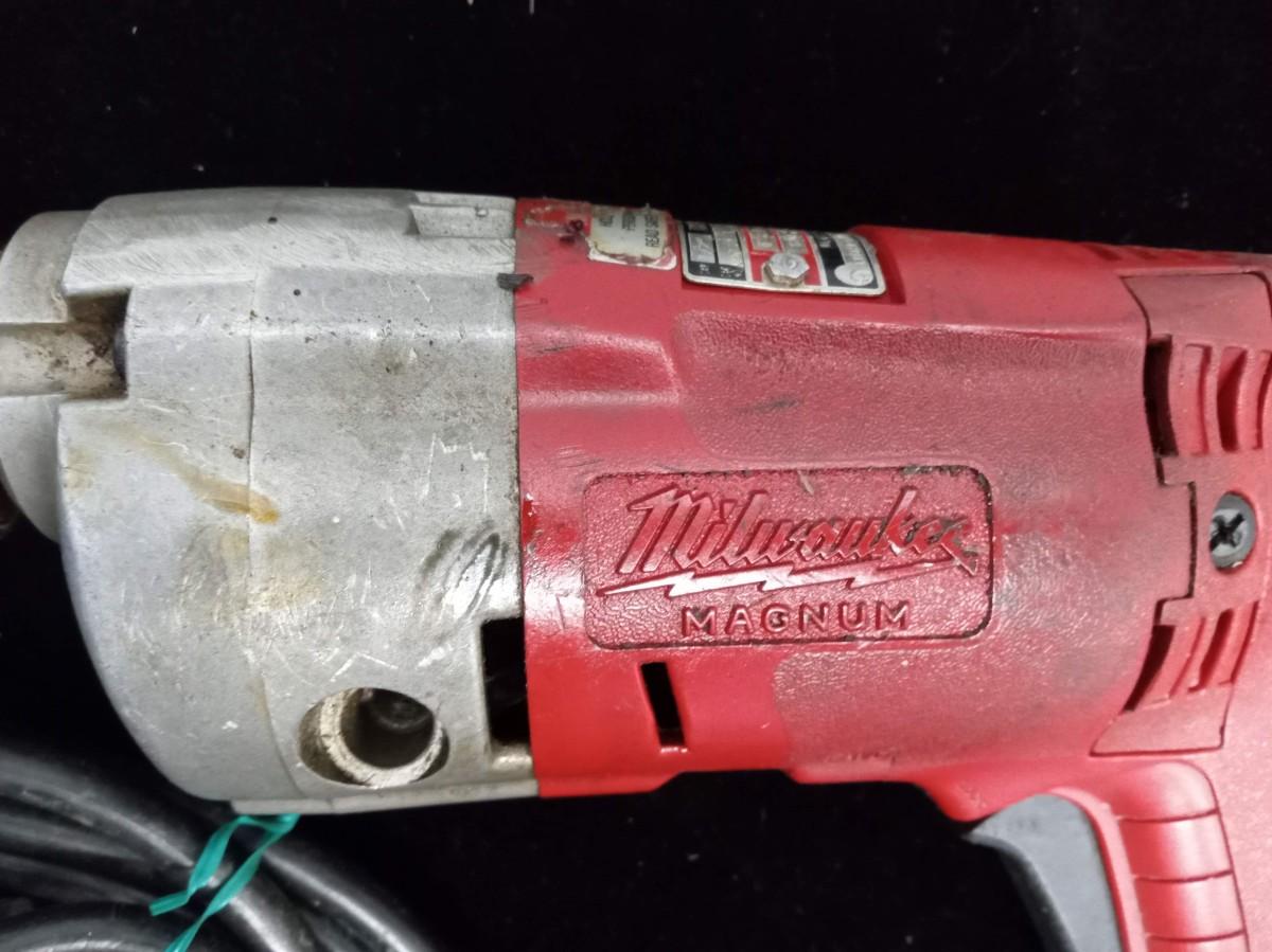 LOT 45W MILWAUKEE MAGNUM DRILL AND HAND TOOLS