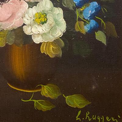 L. RUGGERI ~ Original Oil Painting ~ *Read Details