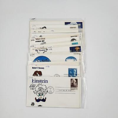 FIRST DAY COVER STAMP COLLECTION #10 - FAMOUS