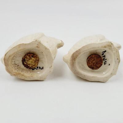 VINTAGE STORK SALT & PEPPER SHAKERS