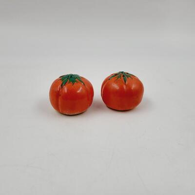 VINTAGE TOMATO SALT & PEPPER SHAKERS
