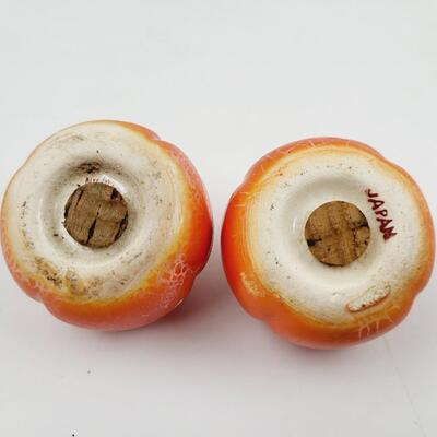 VINTAGE TOMATO SALT & PEPPER SHAKERS