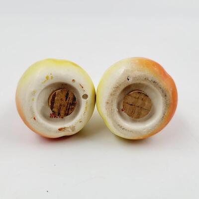 VINTAGE YELLOW & ORANGE PEAR SSALT & PEPPER SHAKERS