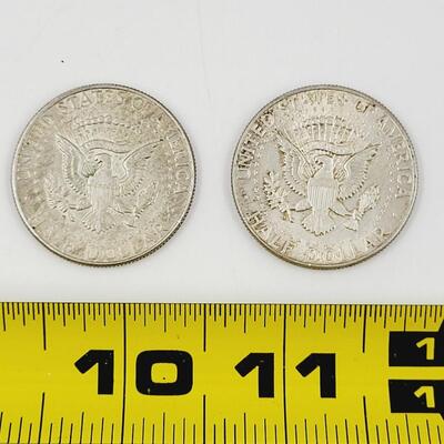 1964 JFK 90% SILVER 1/2 DOLLAR COINS #2