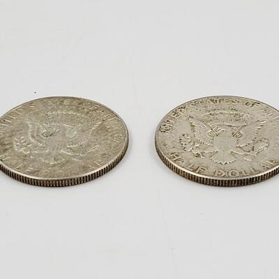 1964 JFK 90% SILVER 1/2 DOLLAR COINS #2
