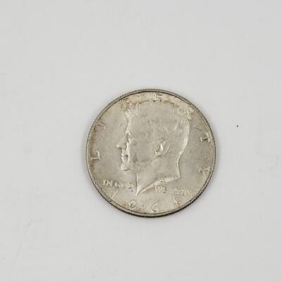 1964 JFK 90% SILVER 1/2 DOLLAR COINS #2