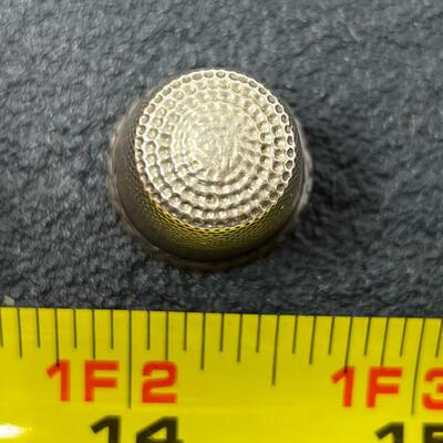 VINTAGE 800 SILVER THIMBLE
