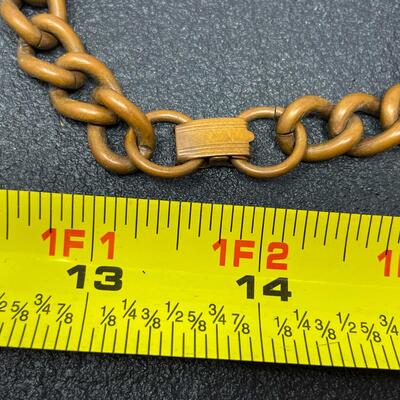 SOLID BRASS CHUNKY CHAIN BRACELET