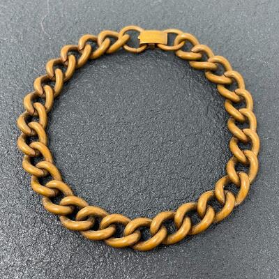 SOLID BRASS CHUNKY CHAIN BRACELET