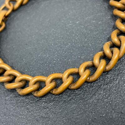 SOLID BRASS CHUNKY CHAIN BRACELET