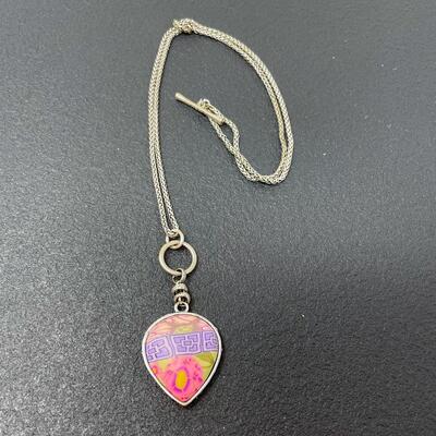 JILZARA NECKLACE W/ COLORFUL PENDANT