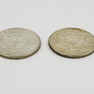 1964 JFK 90% SILVER 1/2 DOLLAR COINS #4