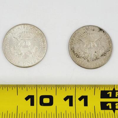 1964 JFK 90% SILVER 1/2 DOLLAR COINS - #7