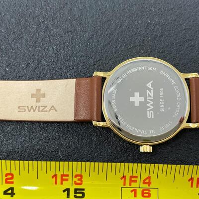 SWISS MADE â€œSWIZAâ€ CHERRY BLOSSOM WATCH - WORKS!