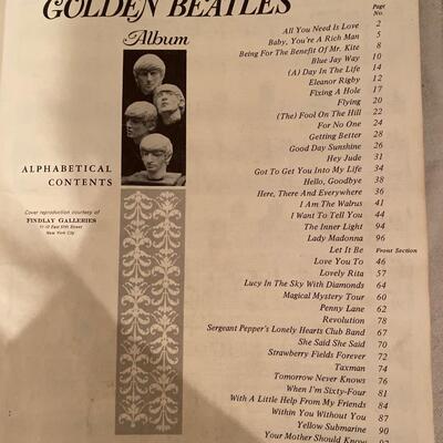 Lot of 4 vintage Beatlesâ€™ music books