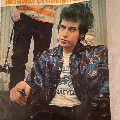 Lot of 3 vintage Bob Dylan music books