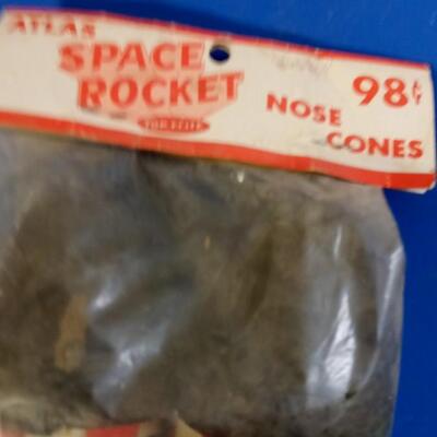 LOT 111   TWO OLD SPACE ROCKET TOYS