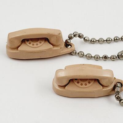 VINTAGE LITTLE PRINCESS PHONE KEY CHAINS