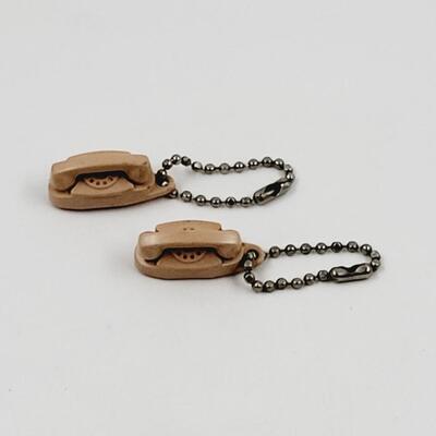 VINTAGE LITTLE PRINCESS PHONE KEY CHAINS