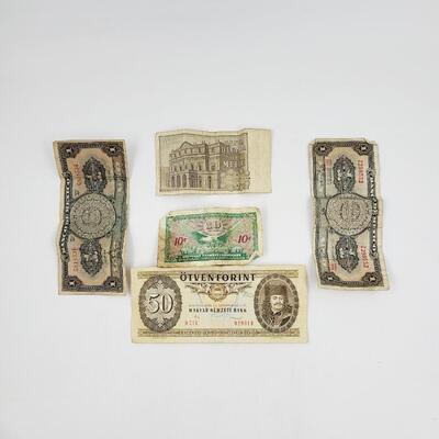 FOREIGN PAPER BILL BUNDLE