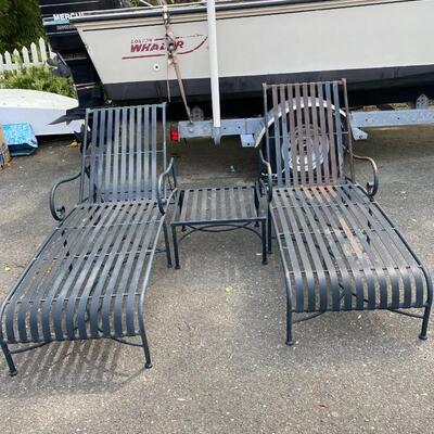 Iron Chaises
