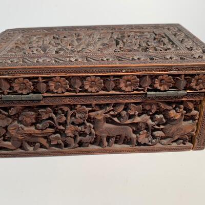 HAND CARVED BOX