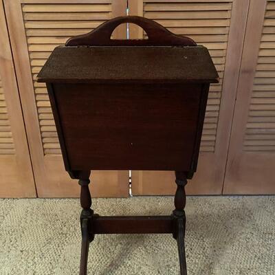 Antique wooden Sewing stand