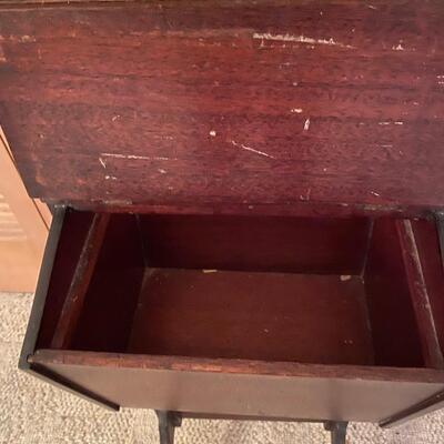 Antique wooden Sewing stand