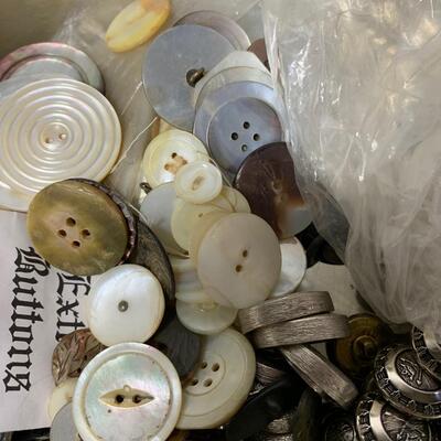 TINS OF BUTTONS