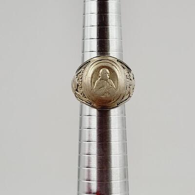 VINTAGE CHEVALIER SILVER MENS RING