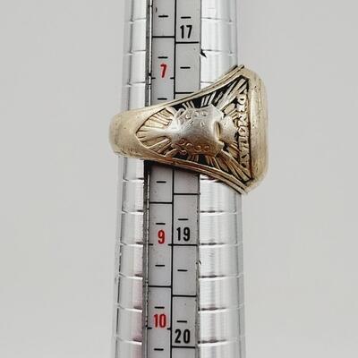VINTAGE CHEVALIER SILVER MENS RING