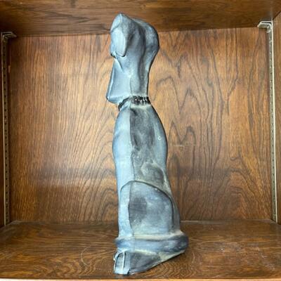 Lot 6 Vintage Cast Iron Hound Dog Door Stop Virginia Metal Crafters 12" tall.