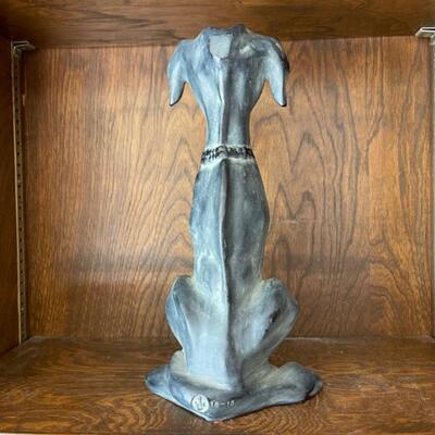 Lot 6 Vintage Cast Iron Hound Dog Door Stop Virginia Metal Crafters 12" tall.