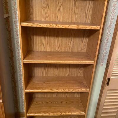 Laminate bookshelf, 5 shelves
