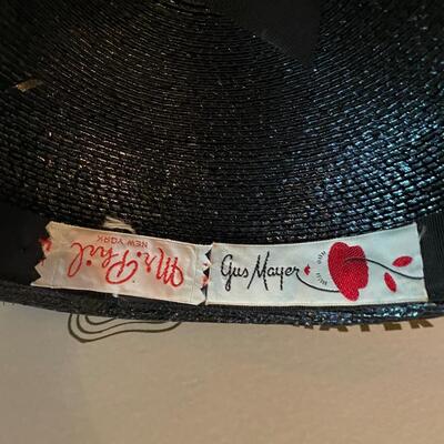 Vintage mesh hat from Gus Mayer, Mr. Phil, NY, in Gus Mayer hat box