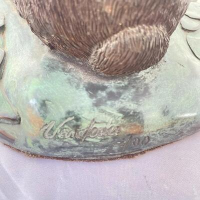 Phil Vanderlei Bronze and Composite Rabbit Sculpture, Limited Edition Rabbit