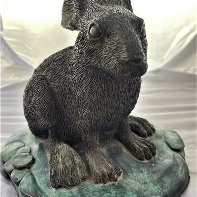 Phil Vanderlei Bronze and Composite Rabbit Sculpture, Limited Edition Rabbit