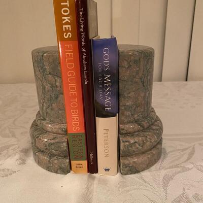 Marble book ends, new