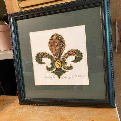 Fleur de Lyon Signed & framed print by Stacy Blanchard