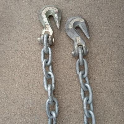 LOT 47  TOW CHAIN AND RATCHET STRAPS