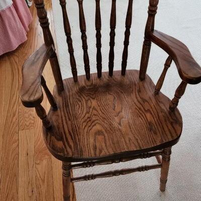 Seely Solid Wood Oak Table and 4 Chairs 42