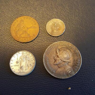 Four Old Coins